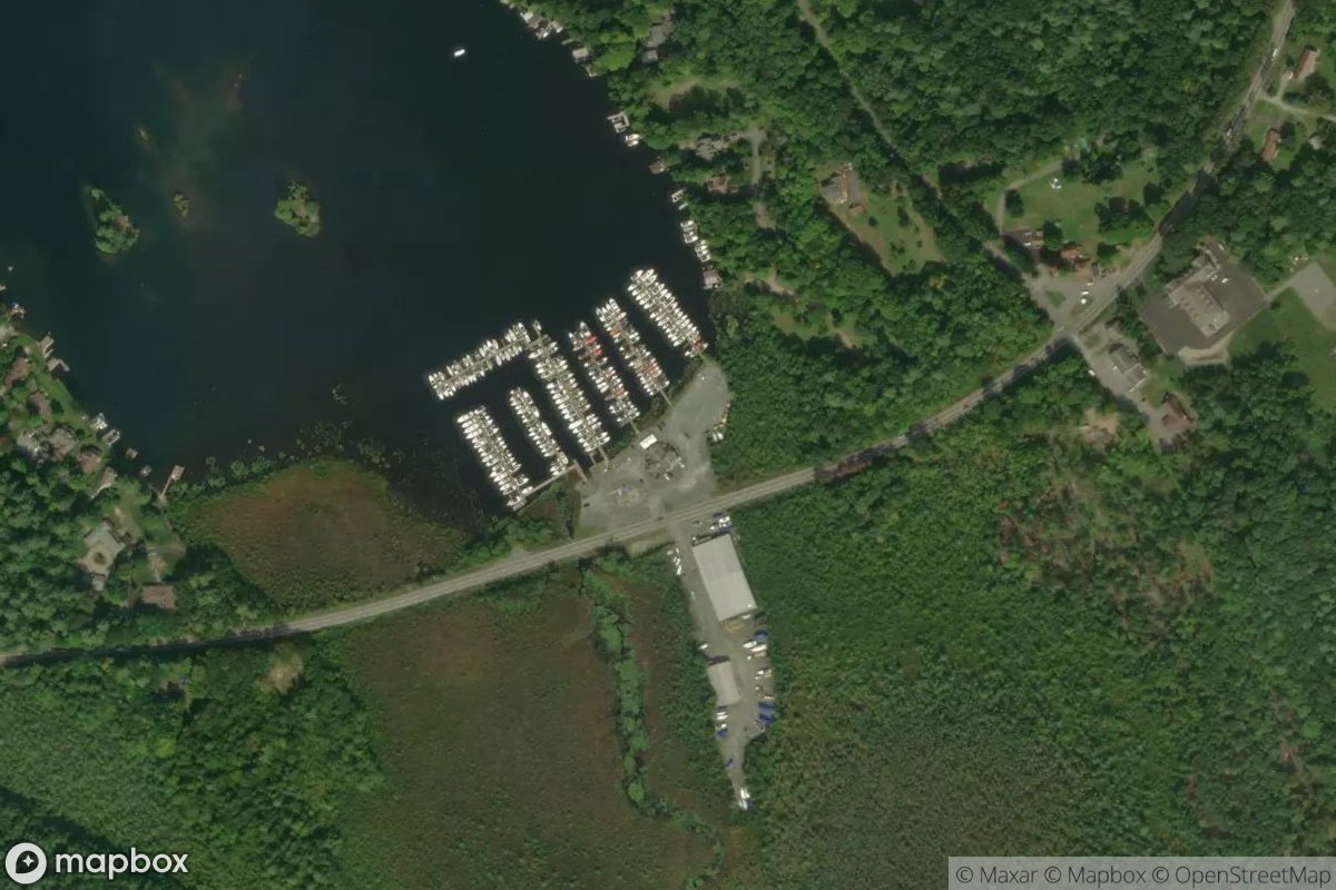 Satellite view of Harris Bay Yacht Club