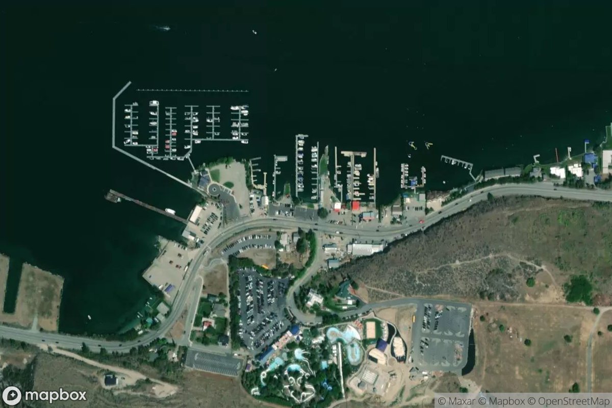 Satellite view of Harris Marina