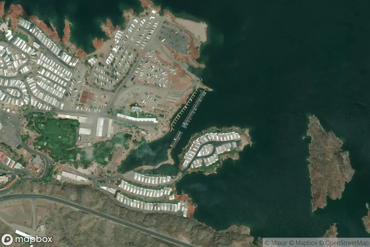Satellite view of Havasu Springs Marina