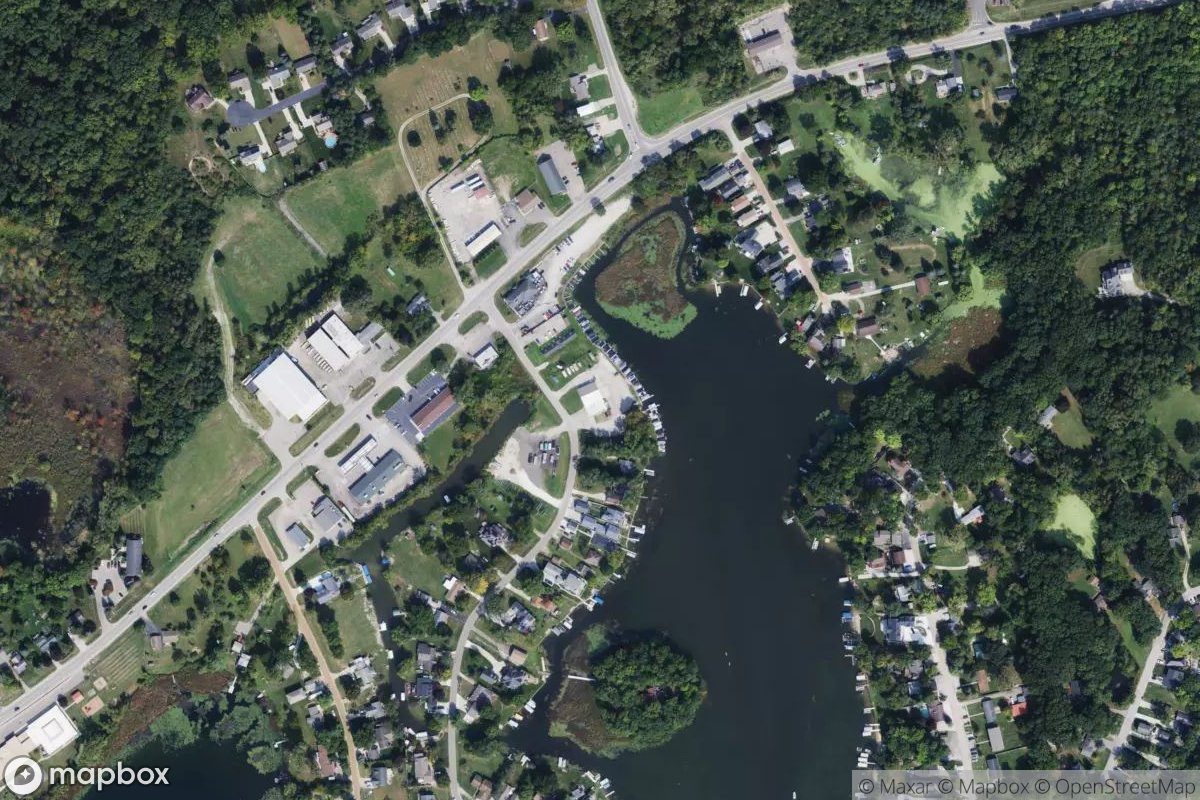 Satellite view of Heaths Harbor