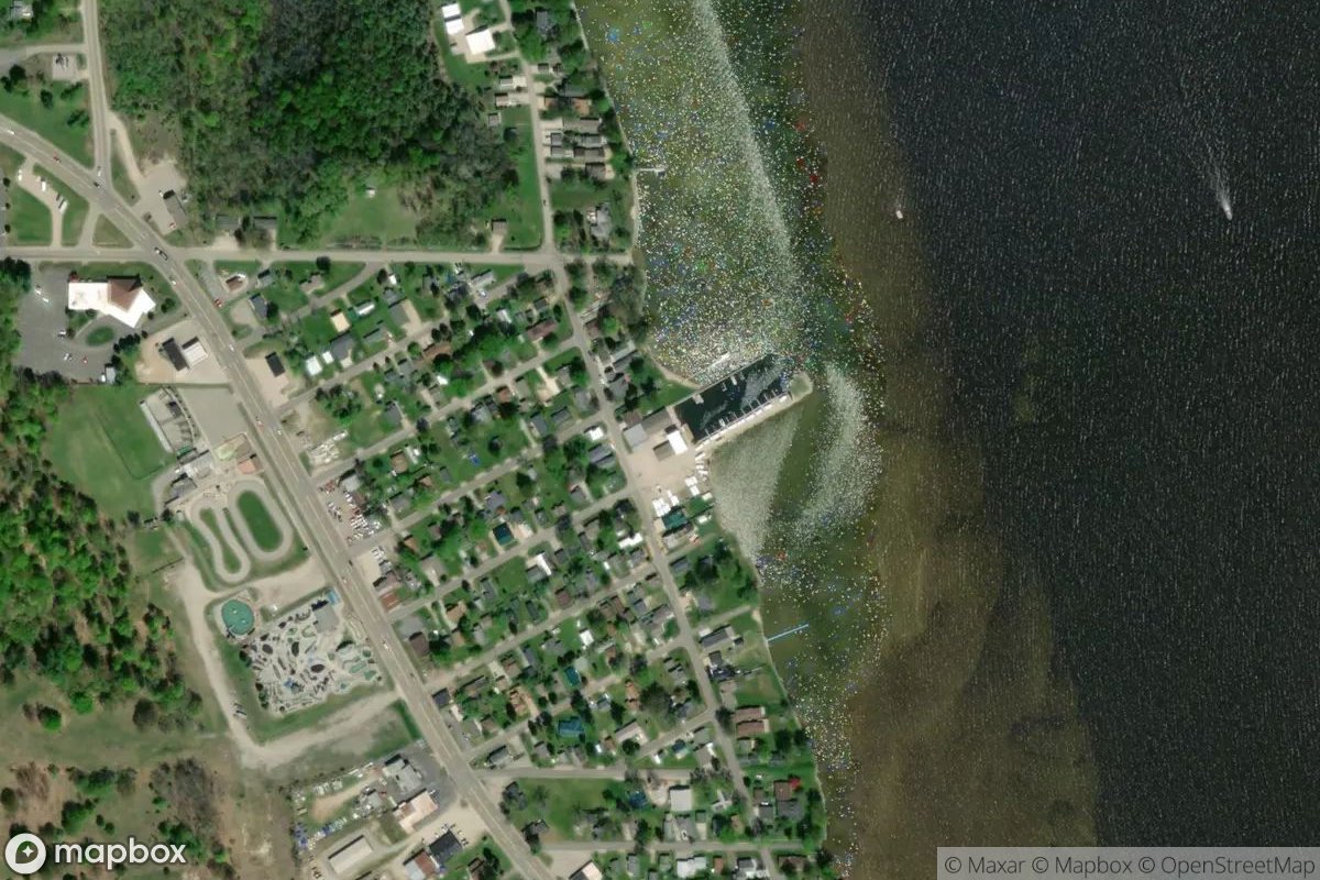 Satellite view of Heights Marina