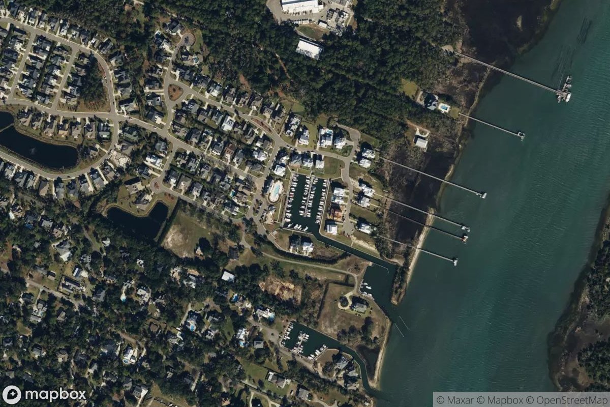 Satellite view of Helms Port Marina