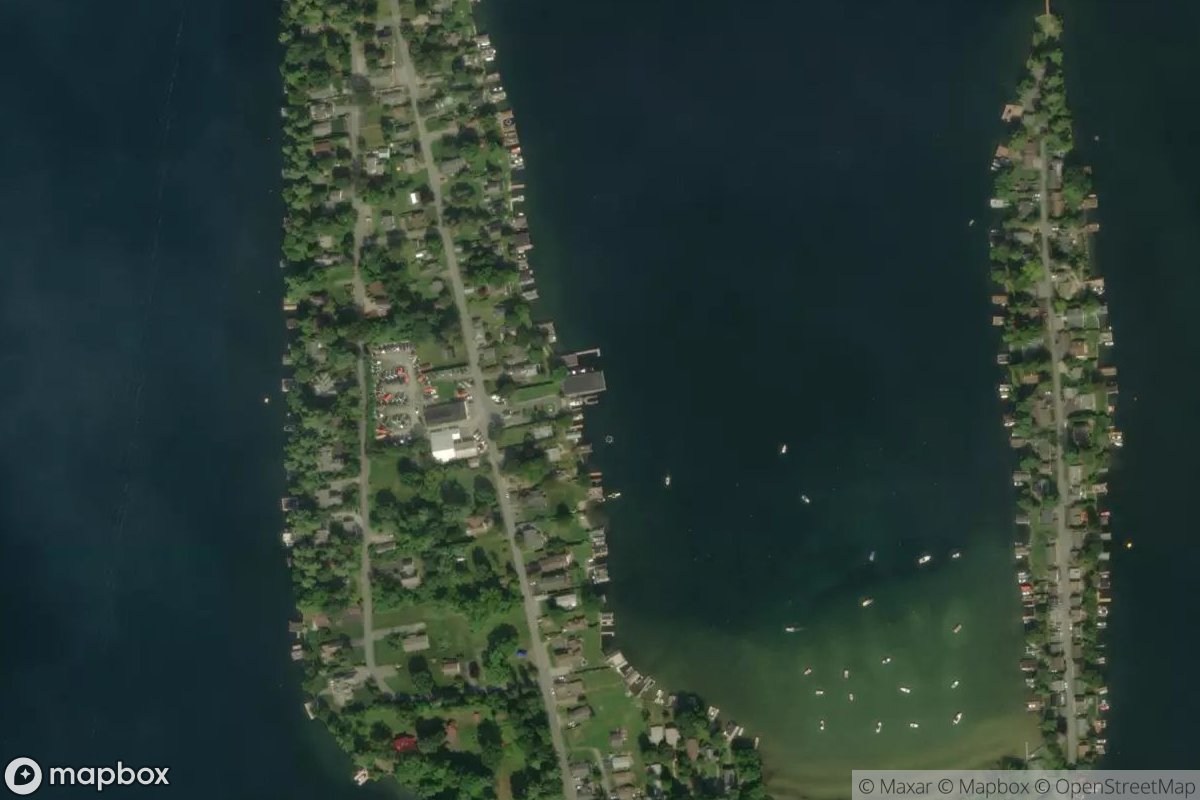 Satellite view of Henderson's Marina