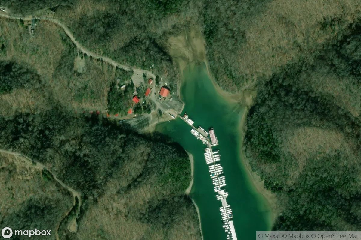 Satellite view of Hendrix Creek Marina