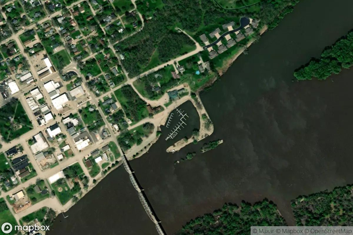 Satellite view of Henry Marina