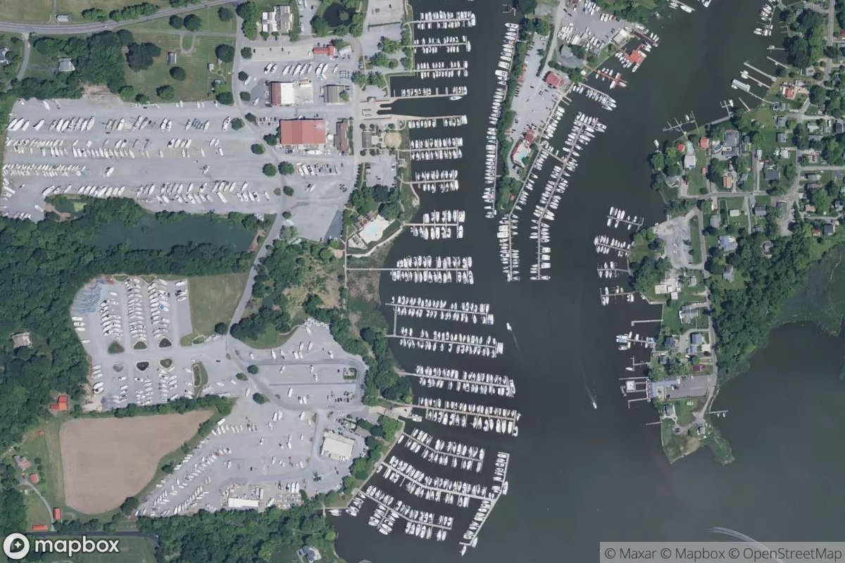 Satellite view of Herrington Harbor North