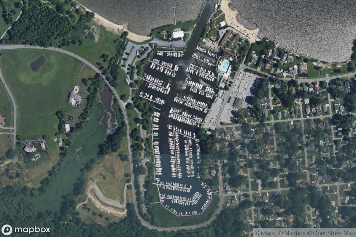 Satellite view of Herrington Harbour South