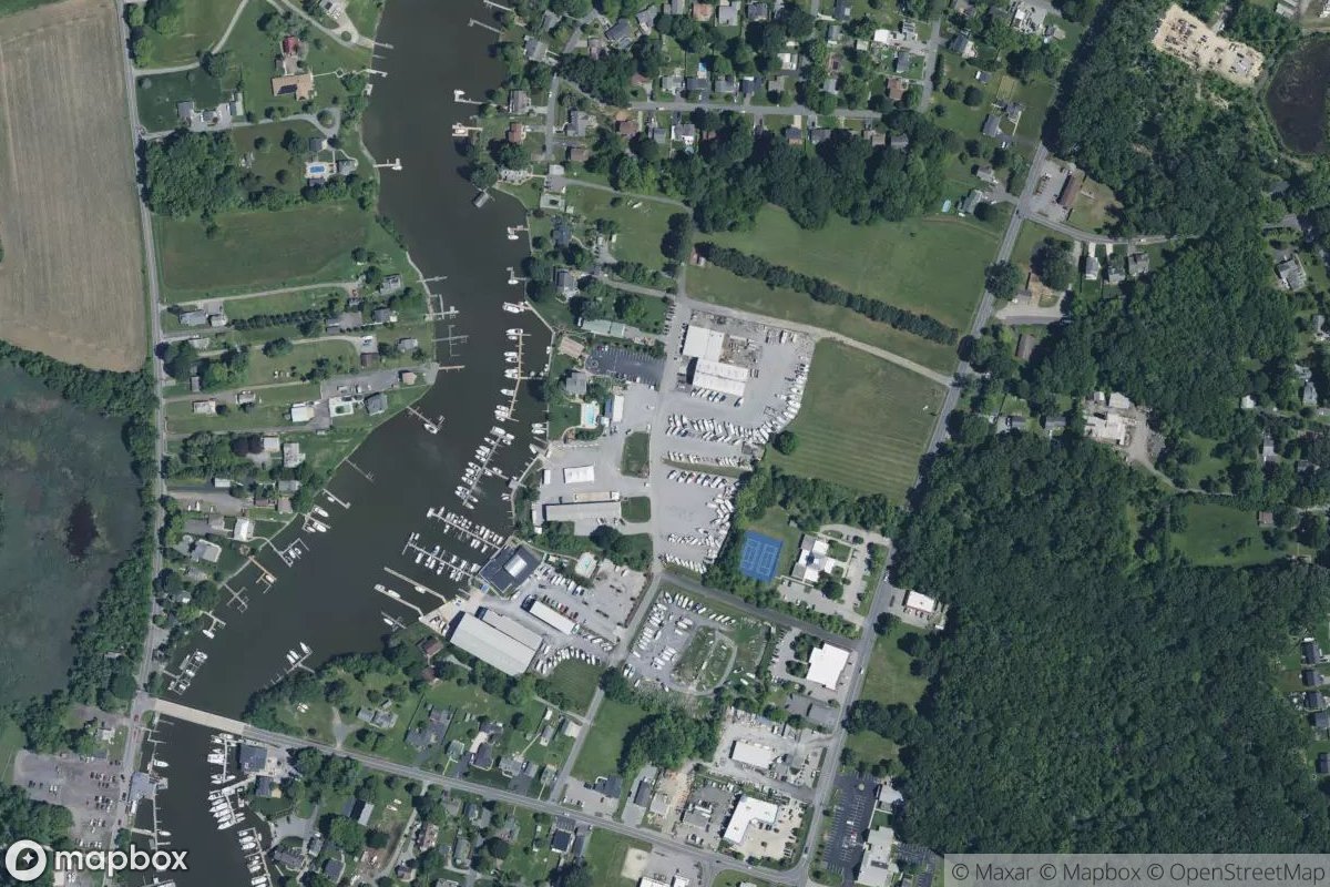 Satellite view of Hidden Harbour Marina