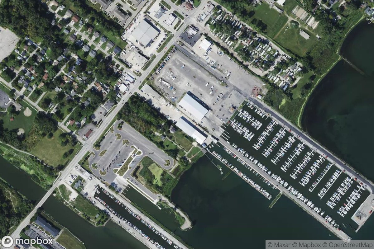 Satellite view of Hideaway Harbor