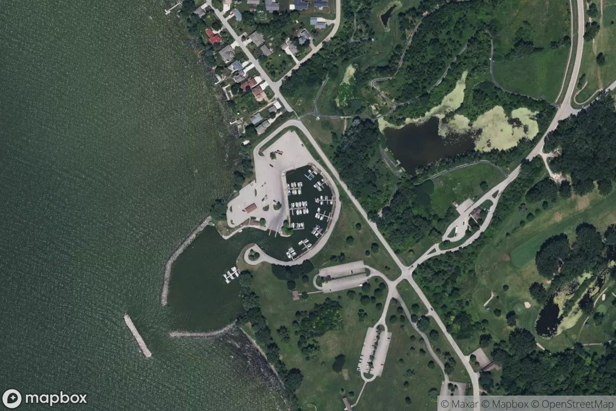 Satellite view of High Cliff Marina