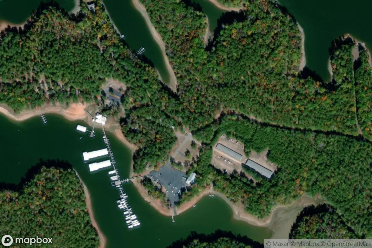 Satellite view of Highland Marina Resort