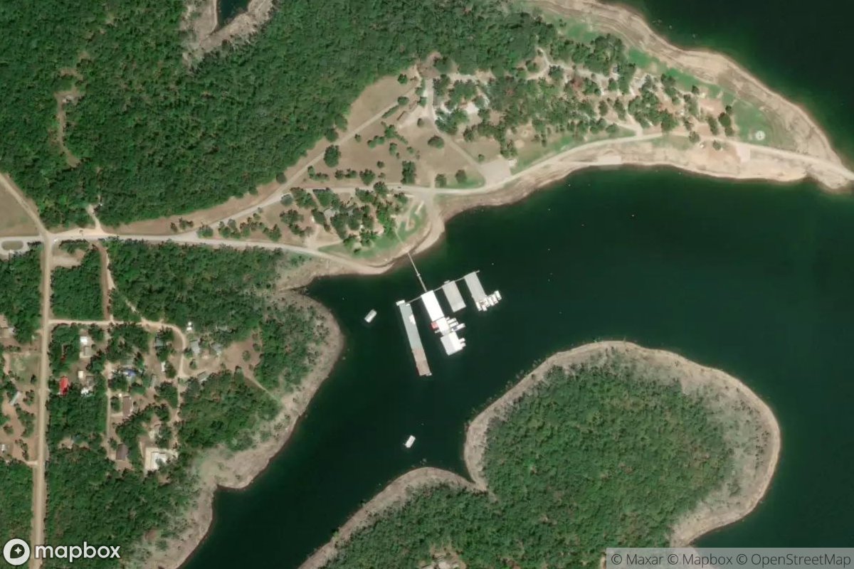Satellite view of Highway 125 Marina