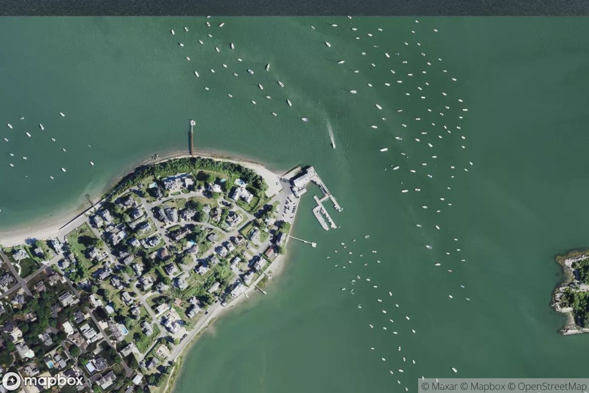 Satellite view of Hingham Yacht Club