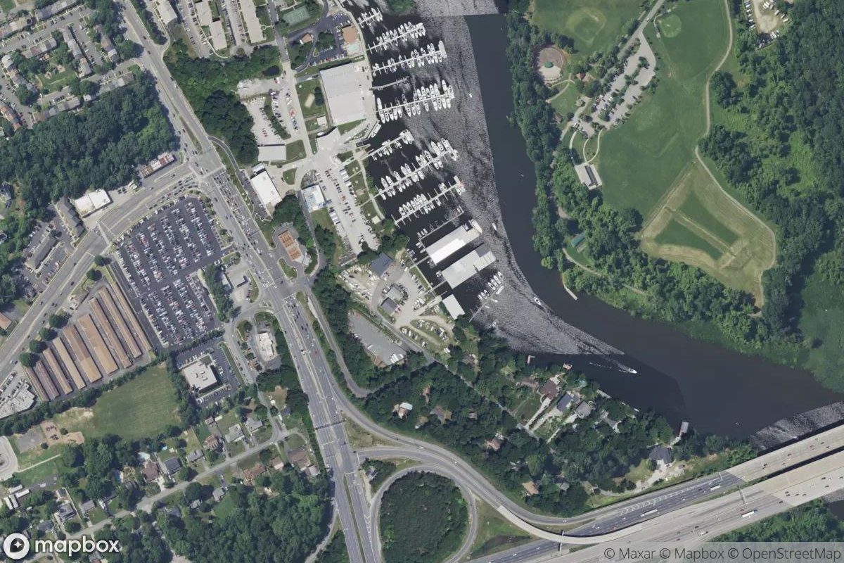 Satellite view of Hoffmasters Marina