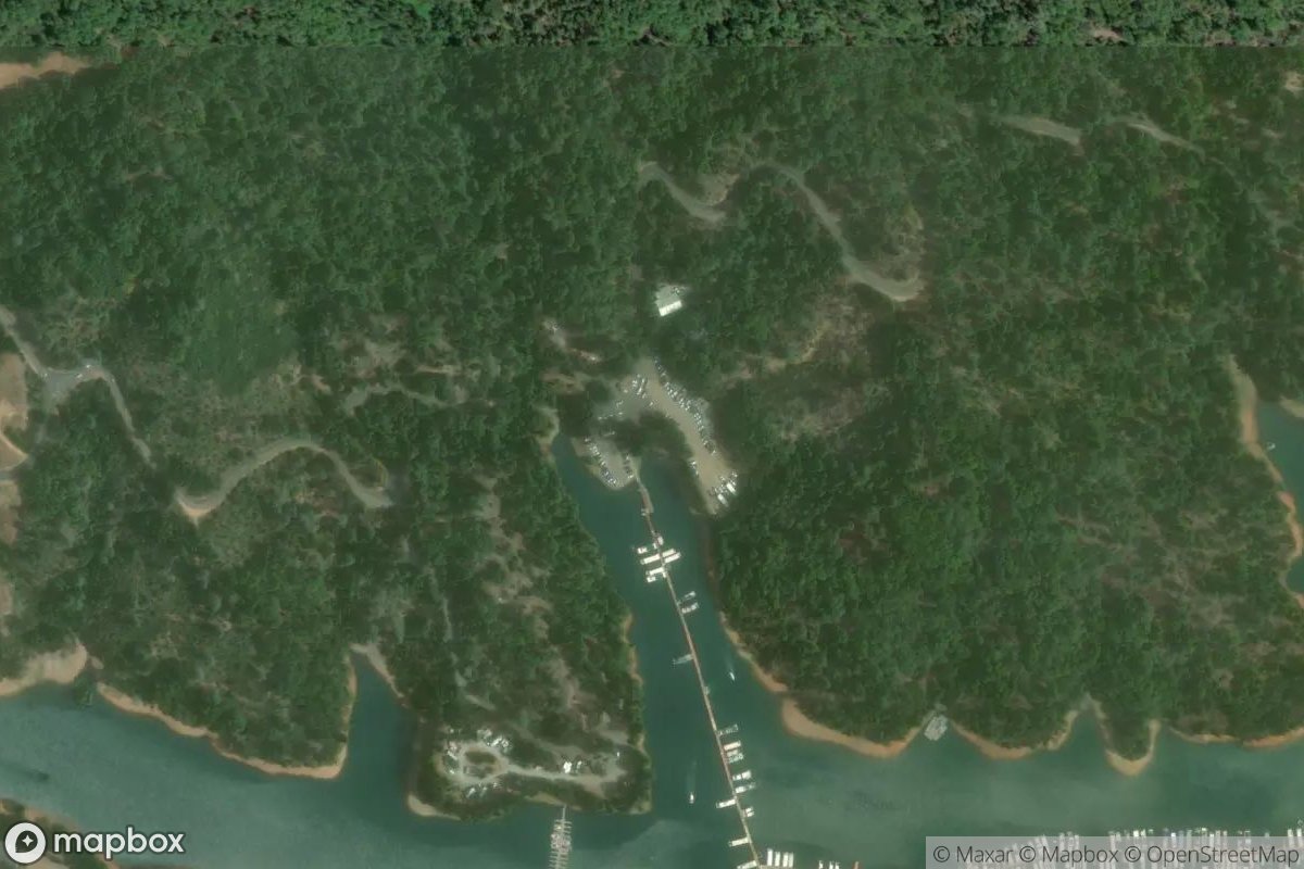 Satellite view of Holiday Harbor Marina