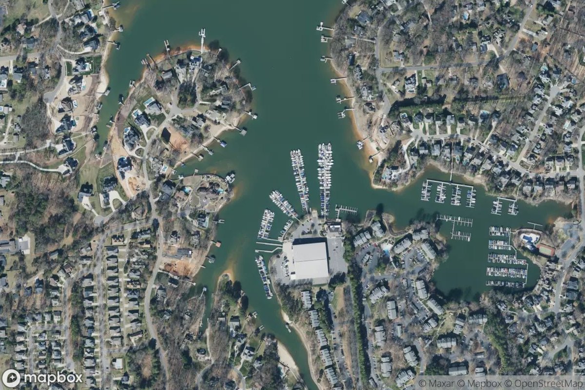 Satellite view of Holiday Marina