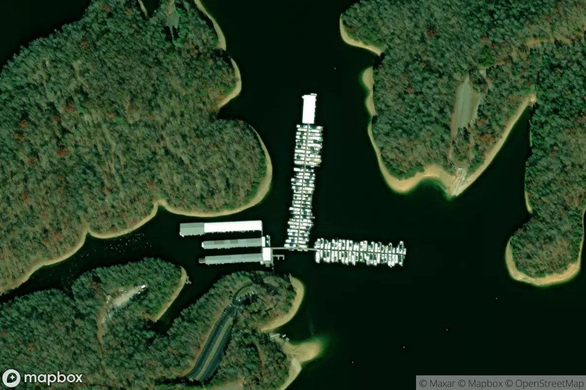 Satellite view of Holly Bay Marina