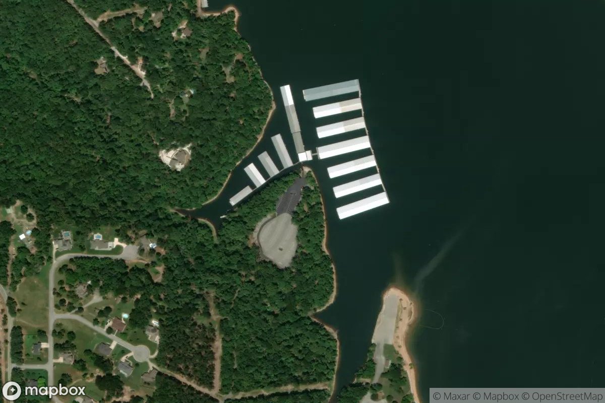 Satellite view of Horseshoe Bend Marina