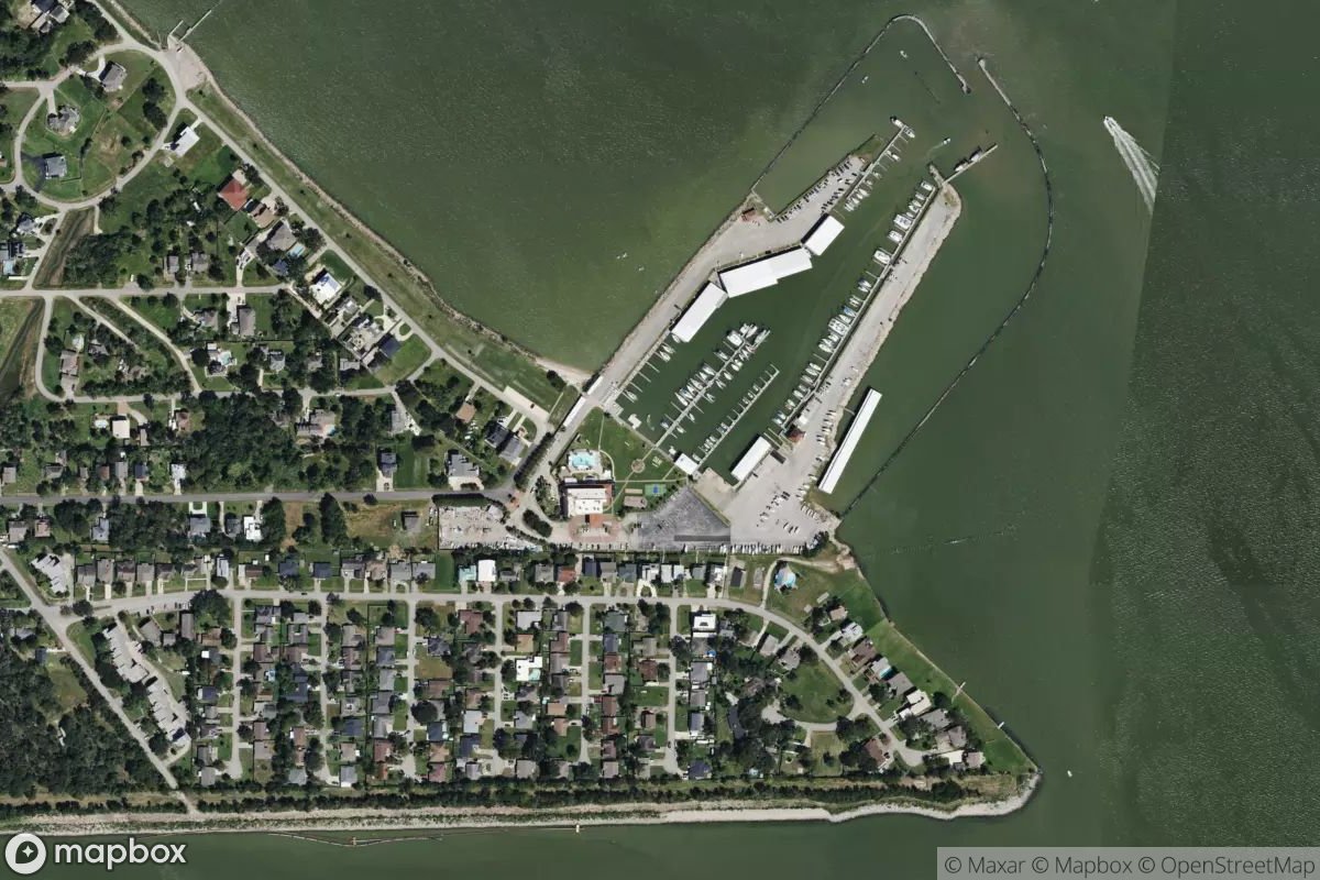 Satellite view of Houston Yacht Club