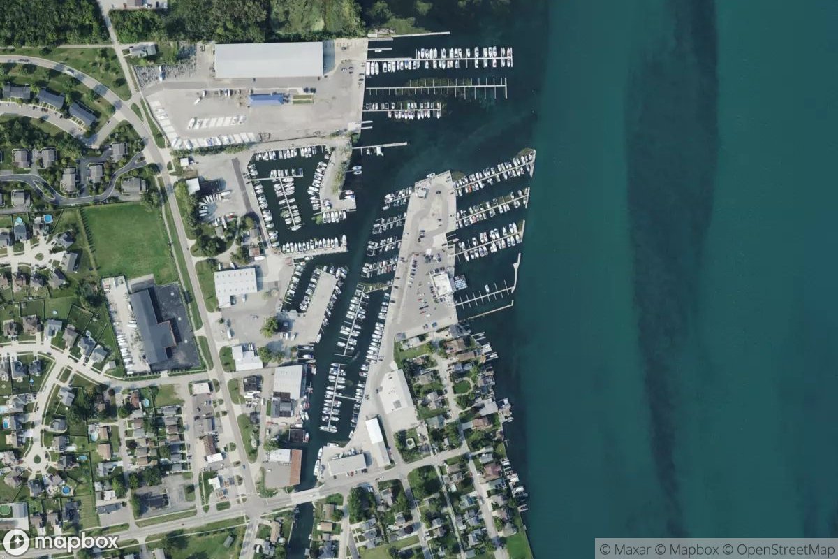 Satellite view of Humbug Marina