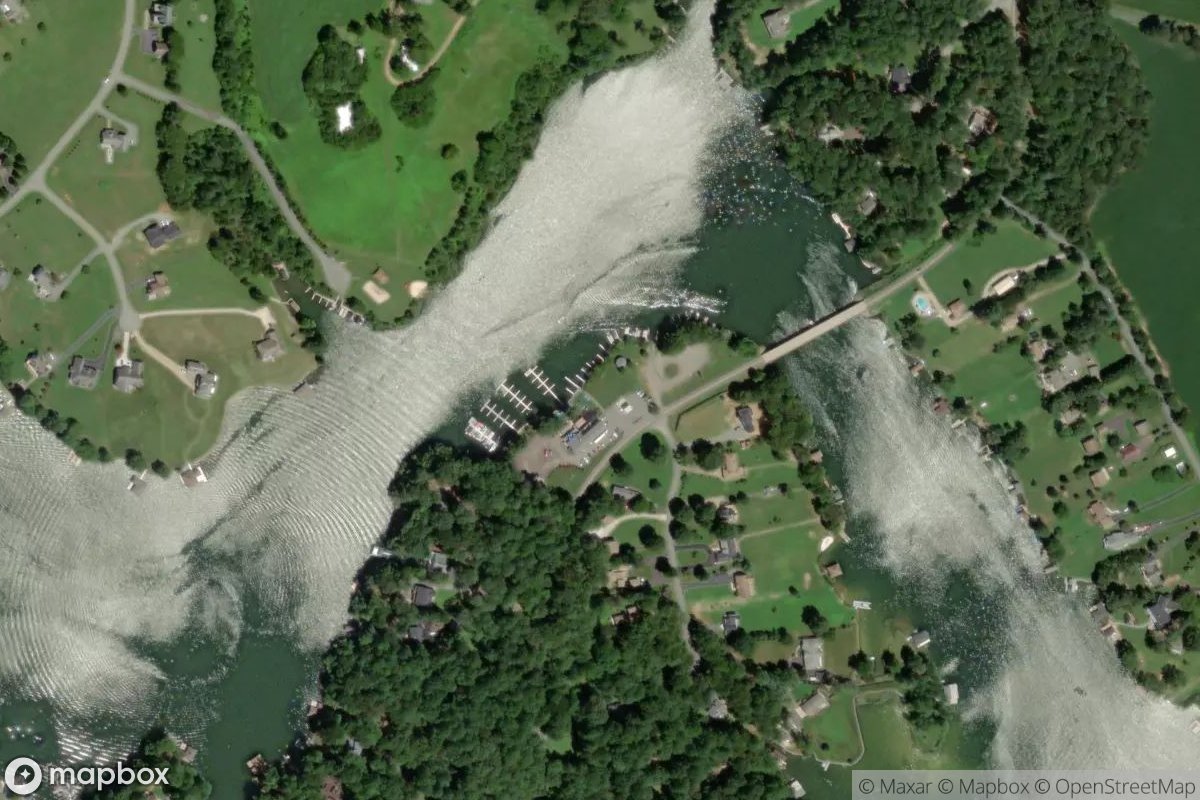 Satellite view of Hunters Landing