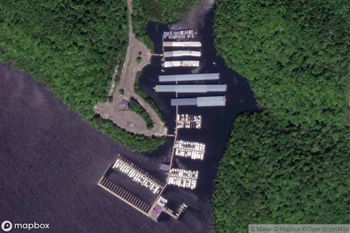 Satellite view of Hurricane Marina