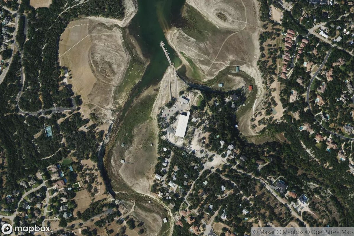 Satellite view of Hurst Harbor Marina