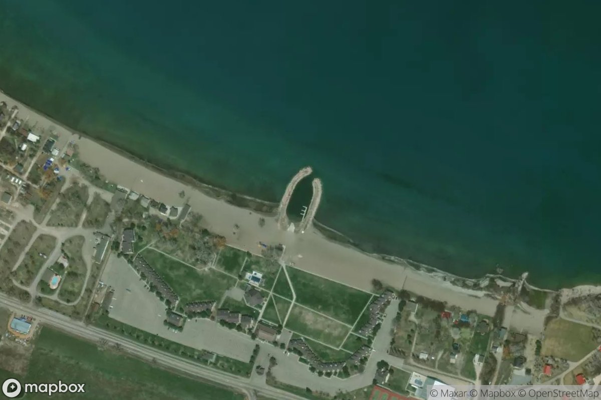 Satellite view of Ideal Beach Marina