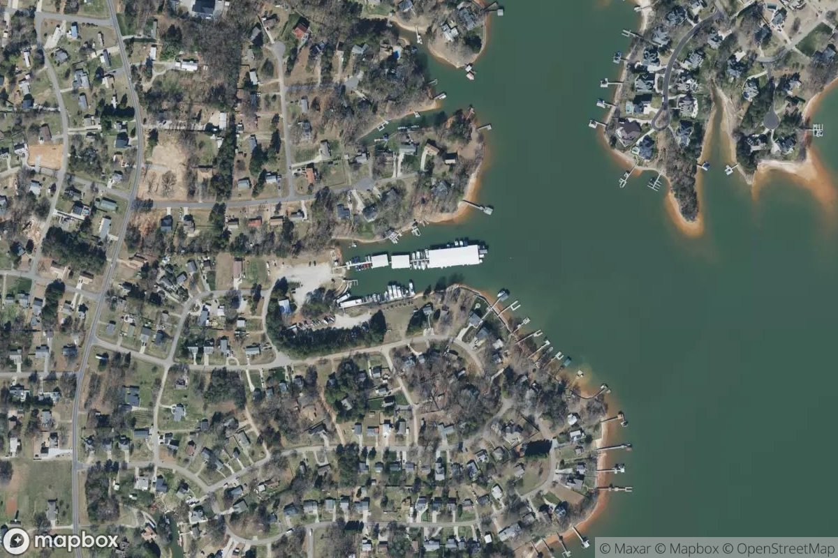 Satellite view of Inland Sea Marina