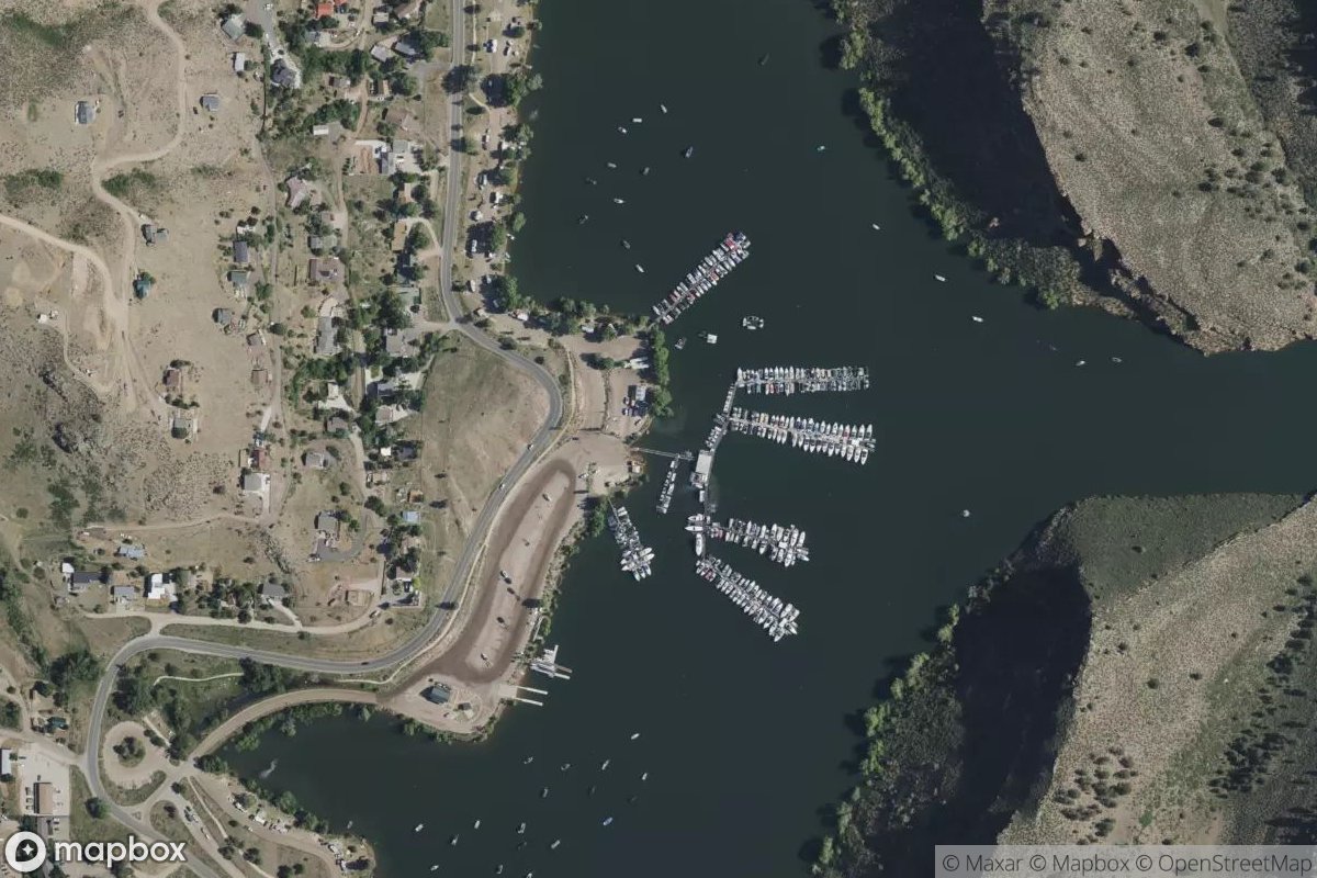 Satellite view of Inlet Bay Marina