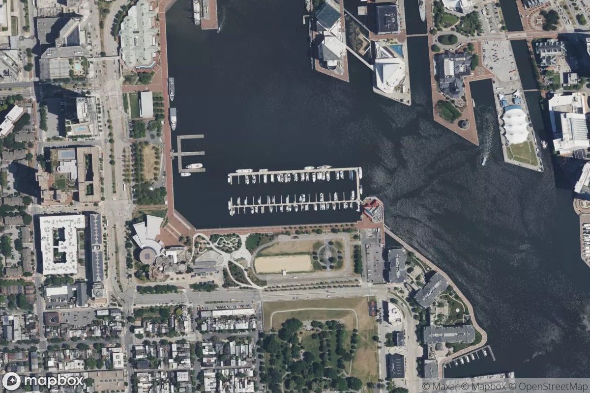 Satellite view of Inner Harbor Marina