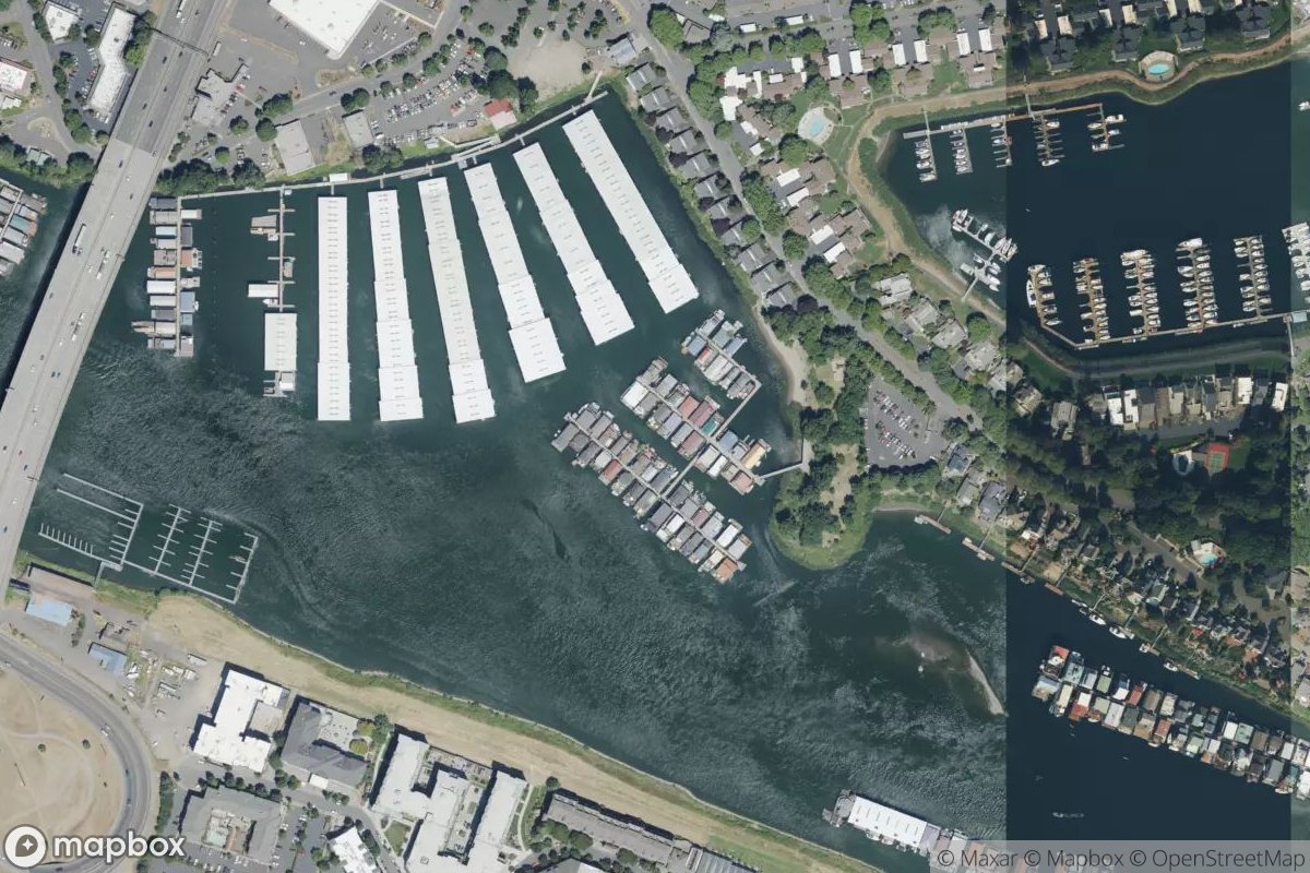 Satellite view of Island Cove