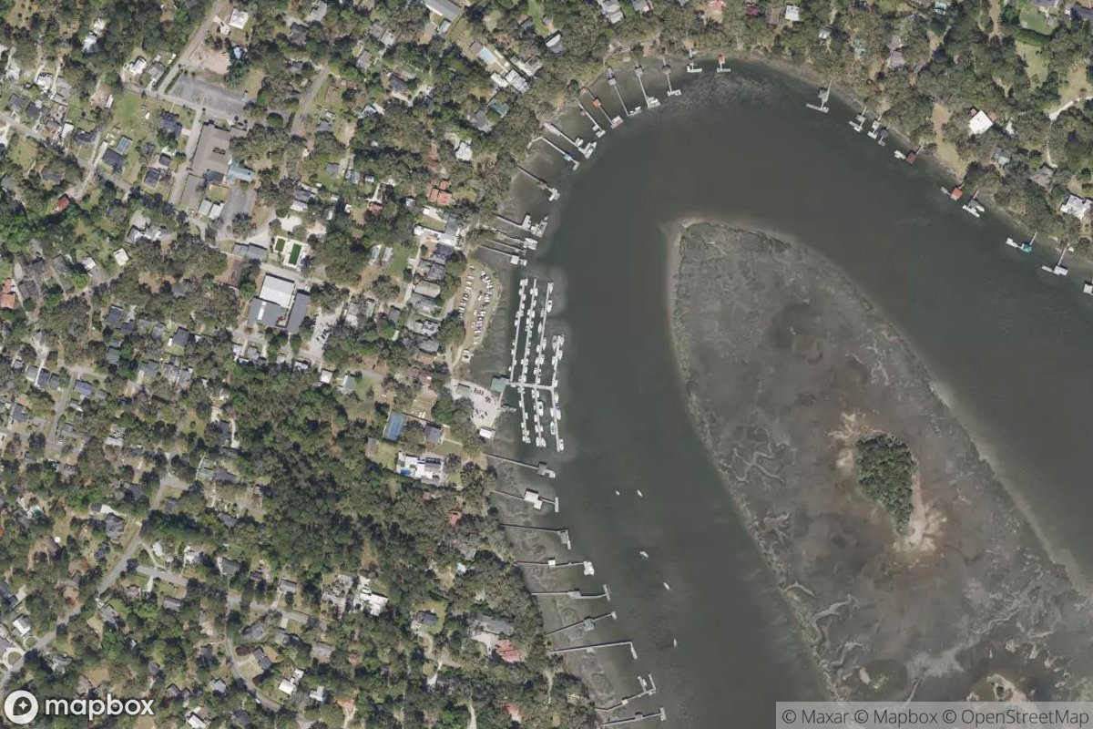 Satellite view of Isle of Hope Marina