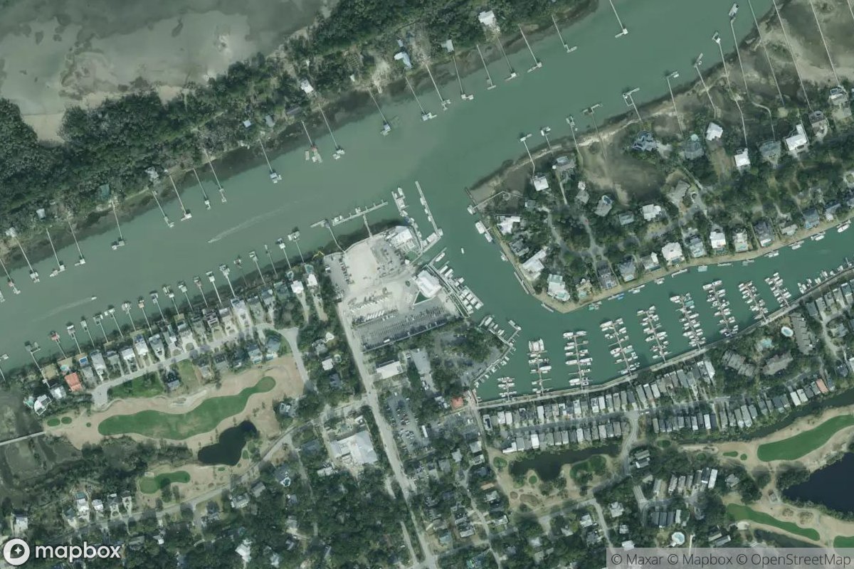 Satellite view of Isle of Palms Marina