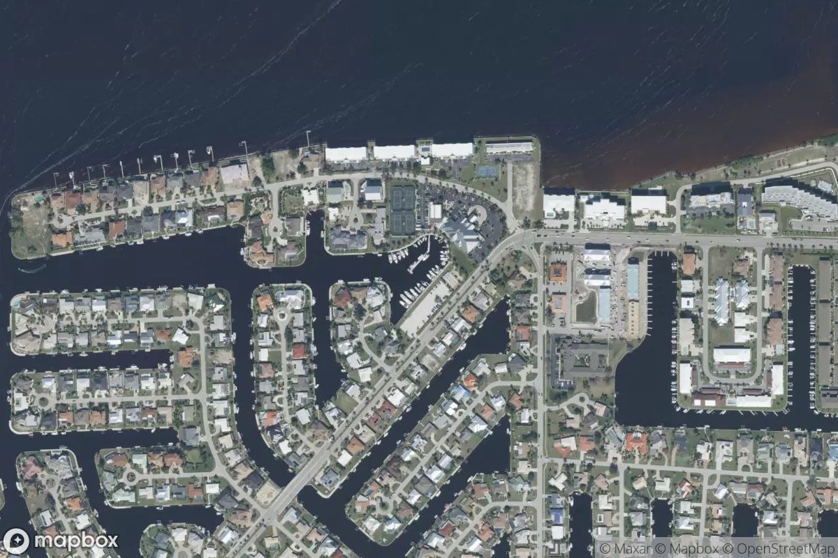 Satellite view of Isles Yacht Club
