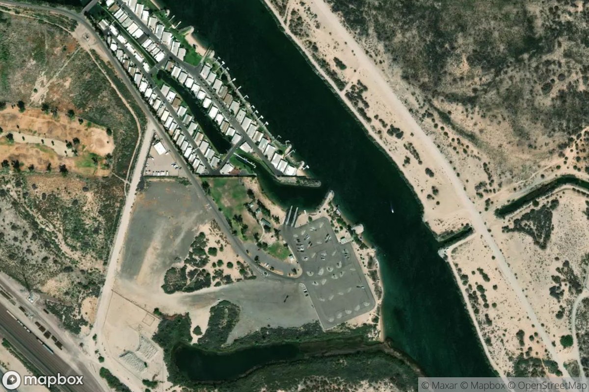 Satellite view of Jack Smith Marina