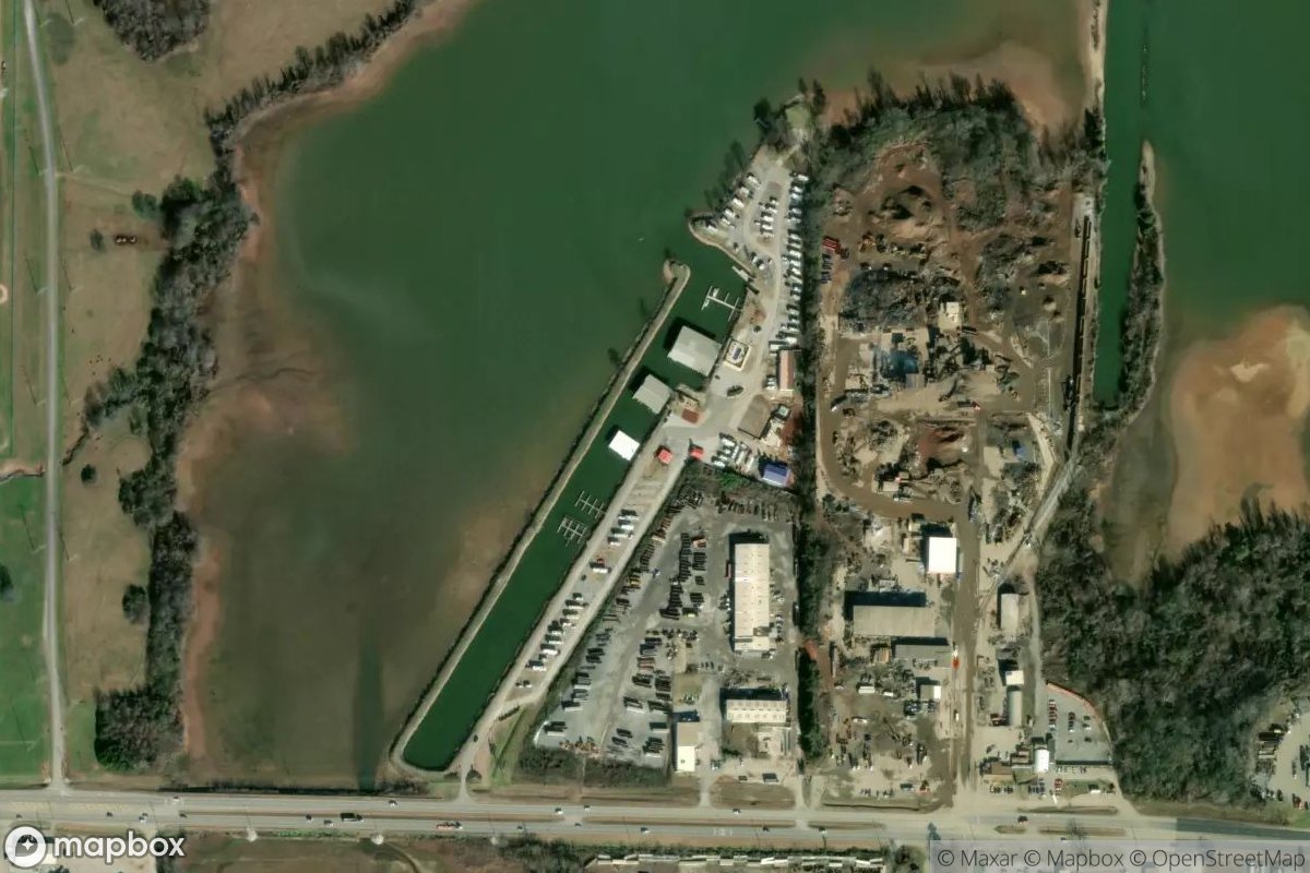 Satellite view of Jay Landings Marina