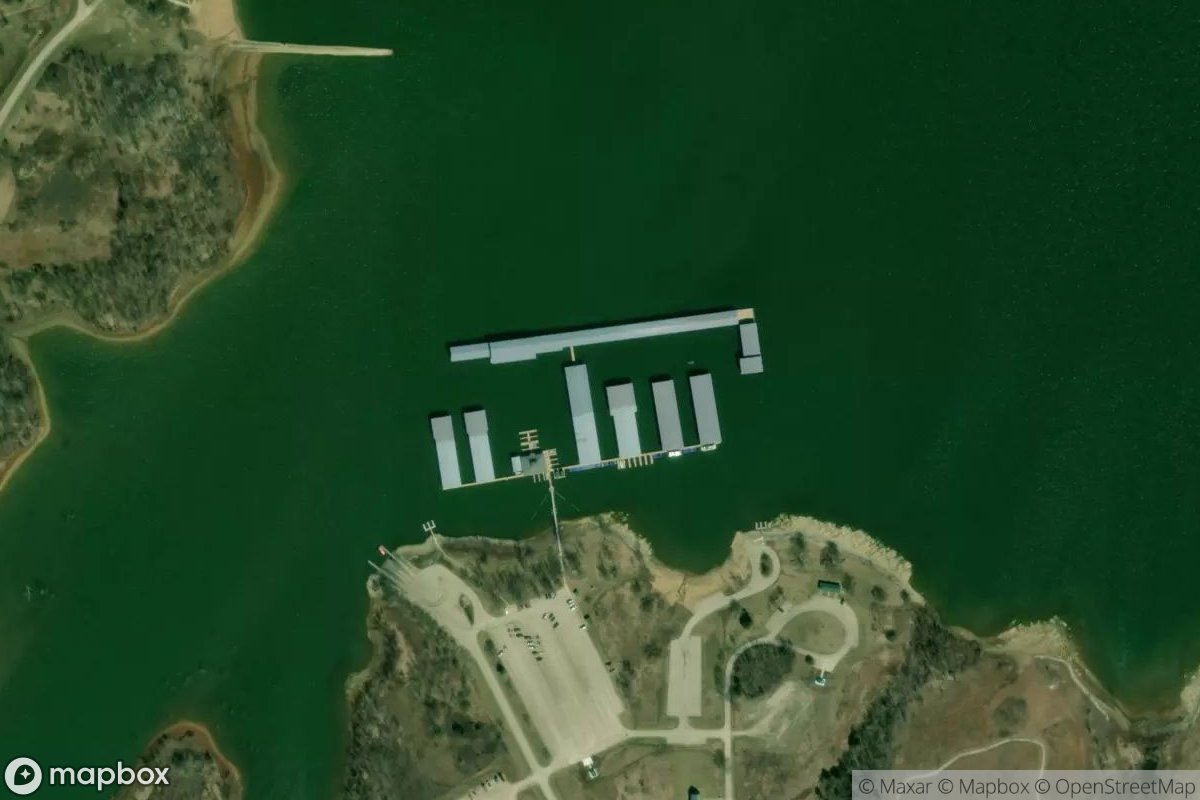 Satellite view of Jayhawk Marina