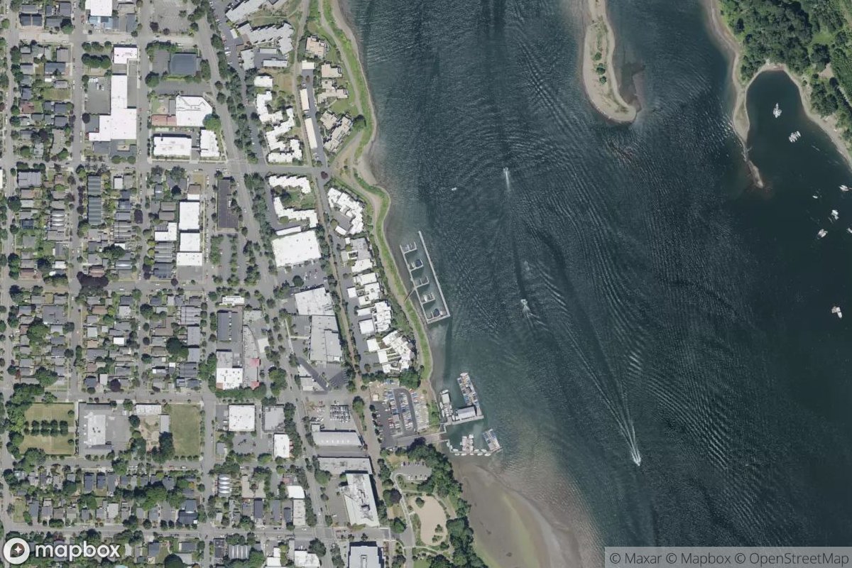 Satellite view of Johns Landing Boating Club