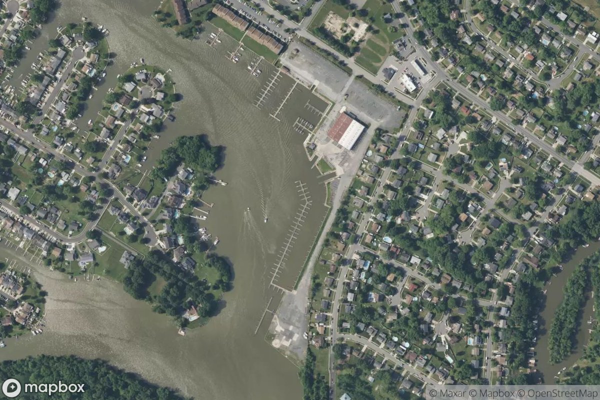 Satellite view of Joppatowne Marina