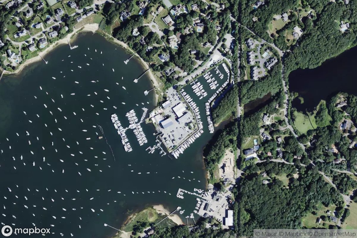 Satellite view of Kingman's Yacht Center