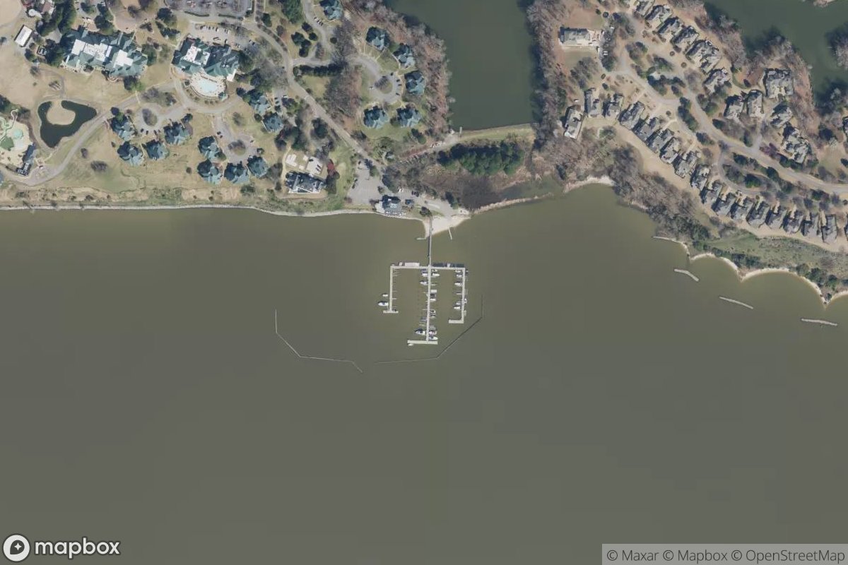 Satellite view of Kingsmill Marina