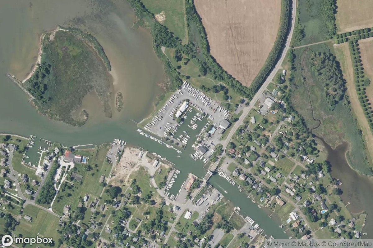 Satellite view of Knapp's Narrows Marina & Inn
