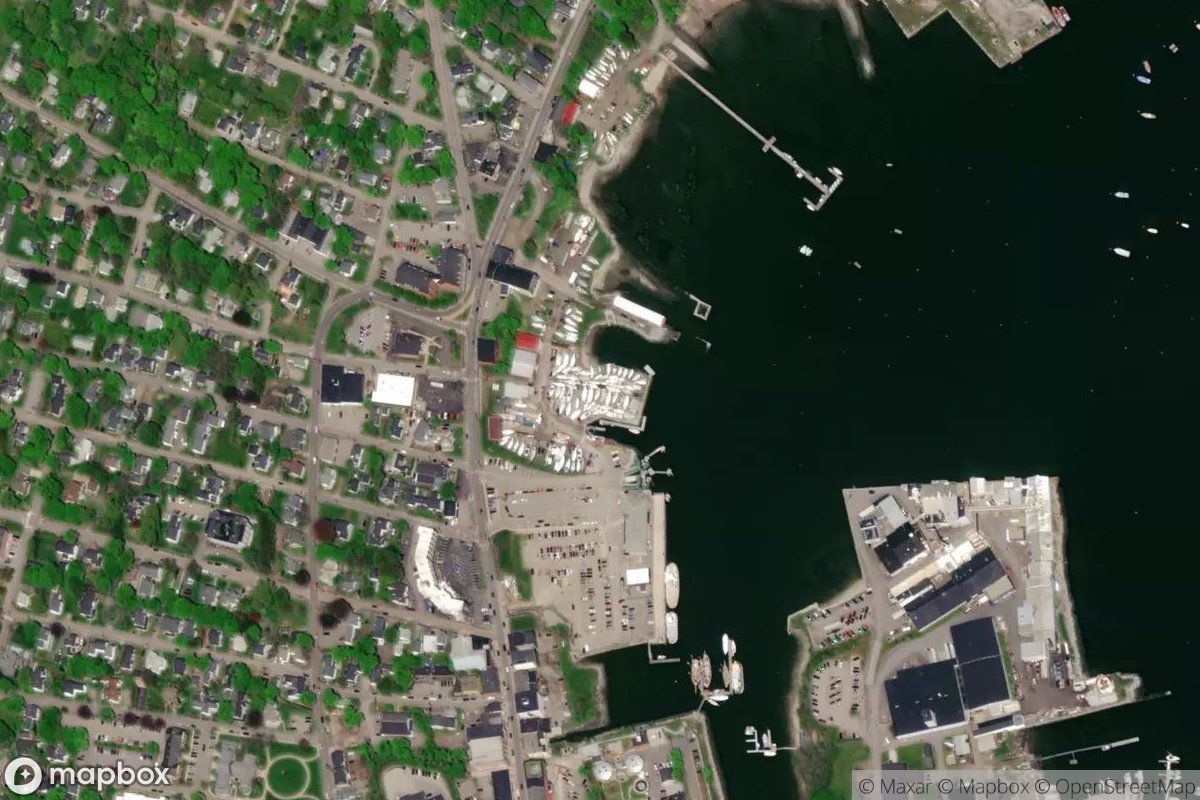 Satellite view of Knight's Marine Service