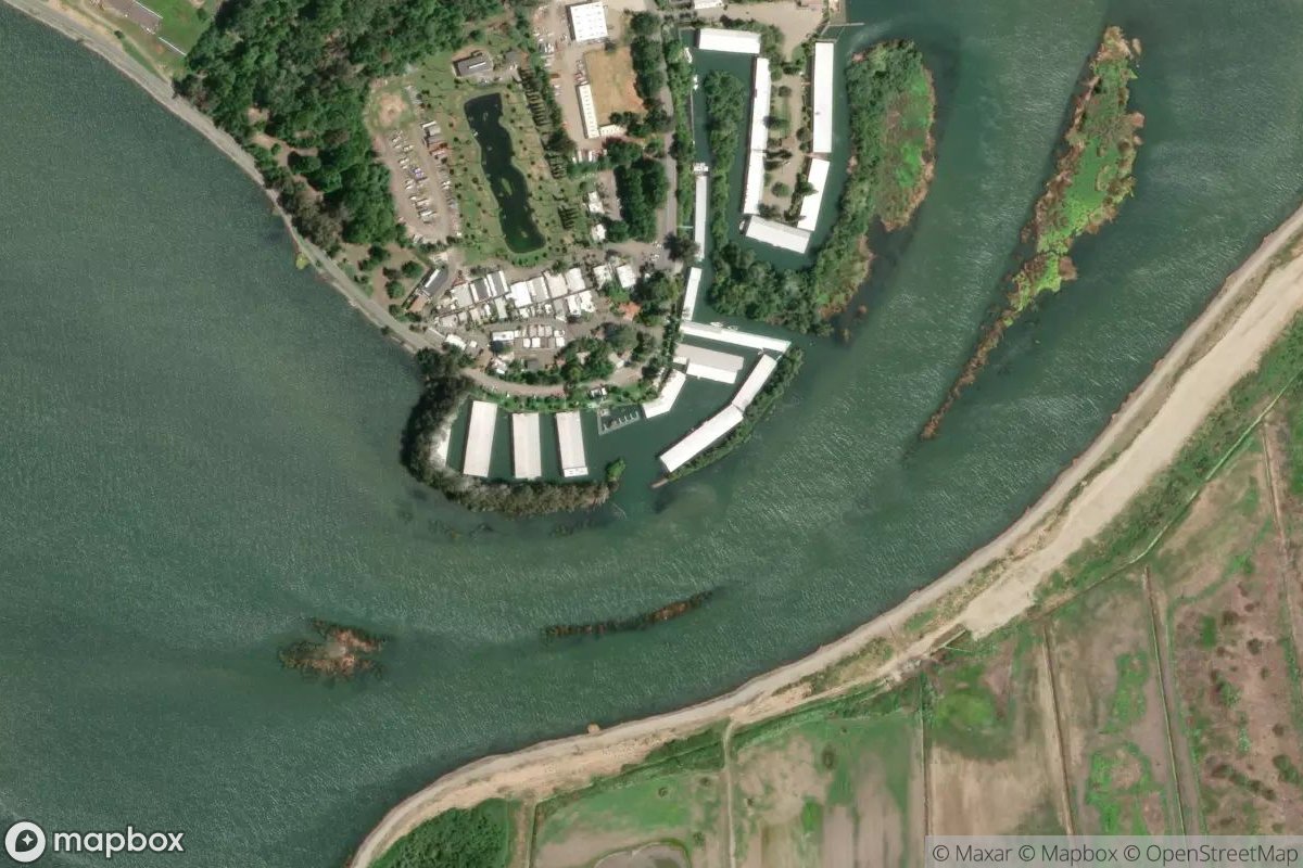 Satellite view of Korths Pirates Lair