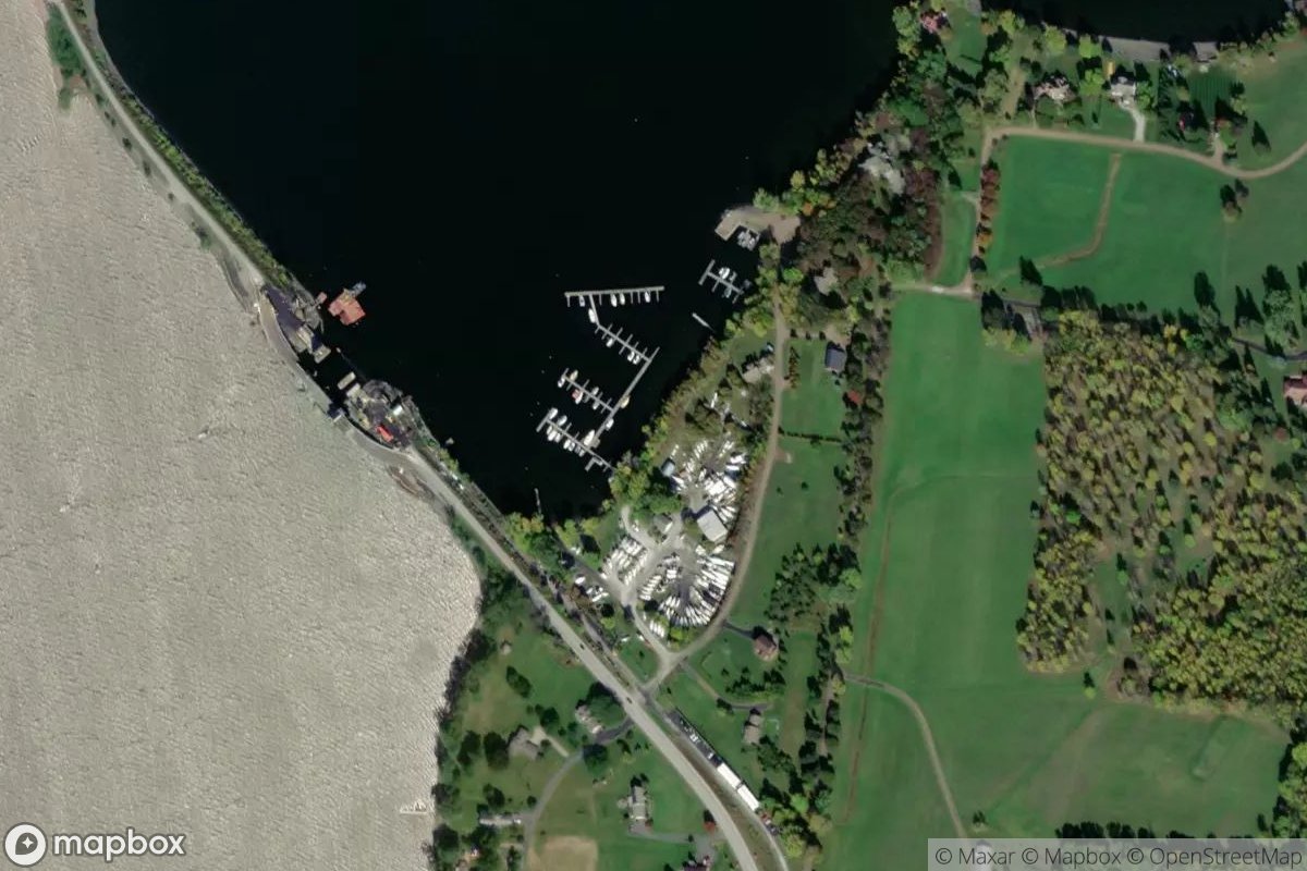 Satellite view of Ladds Landing Marina