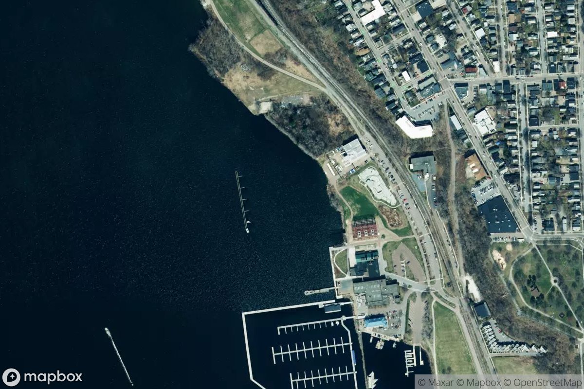 Satellite view of Lake Champlain Community Sailing Center