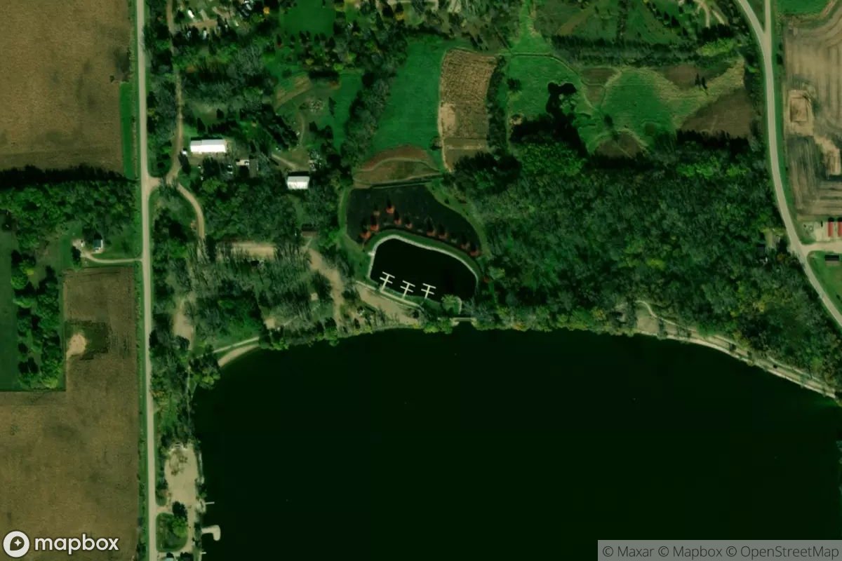 Satellite view of Lake Cornelia