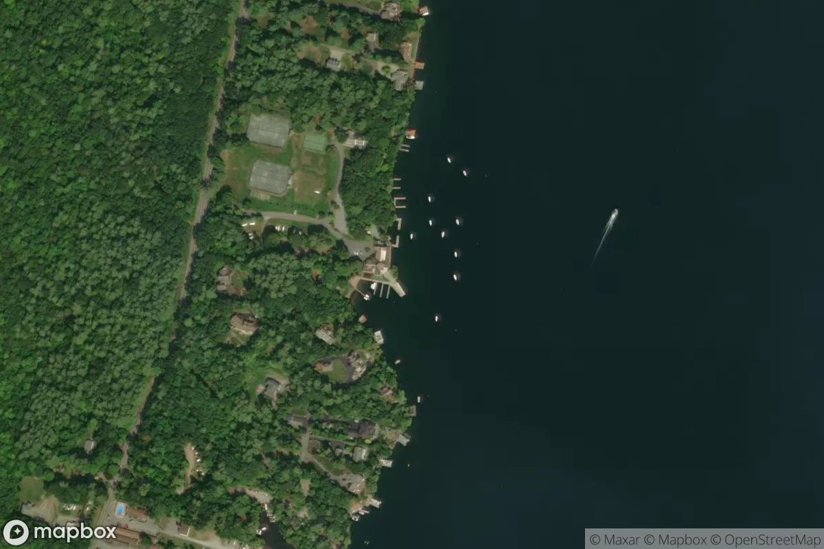 Satellite view of Lake George (yacht) Club