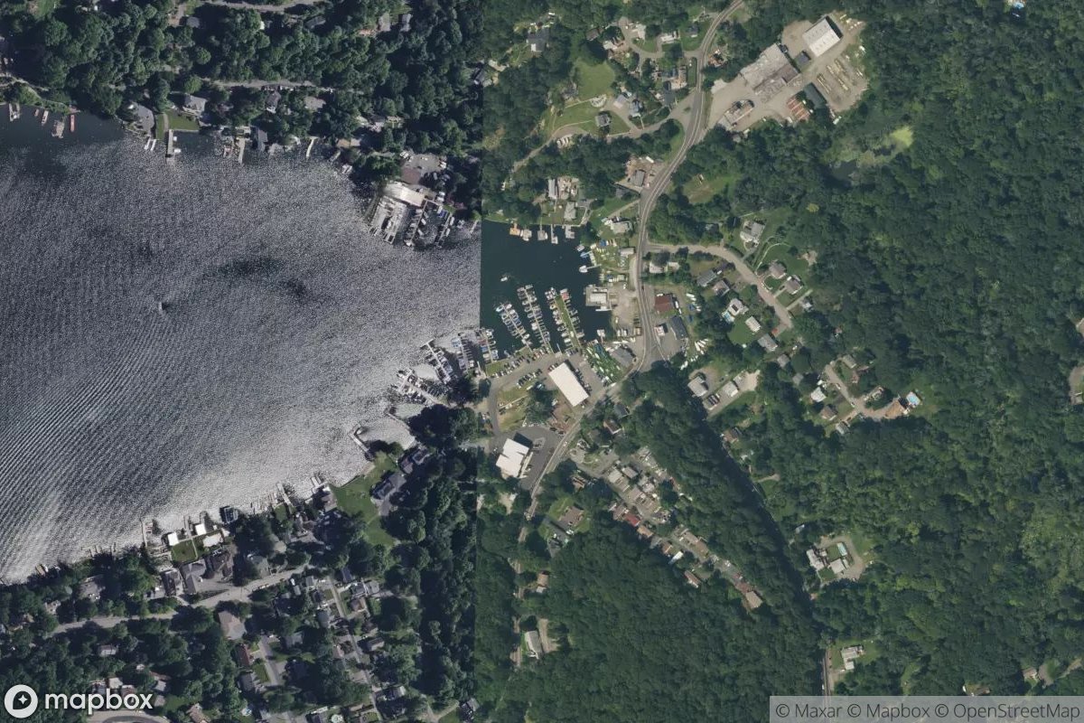 Satellite view of Lake Hopatcong Marine (at Sand Bar)